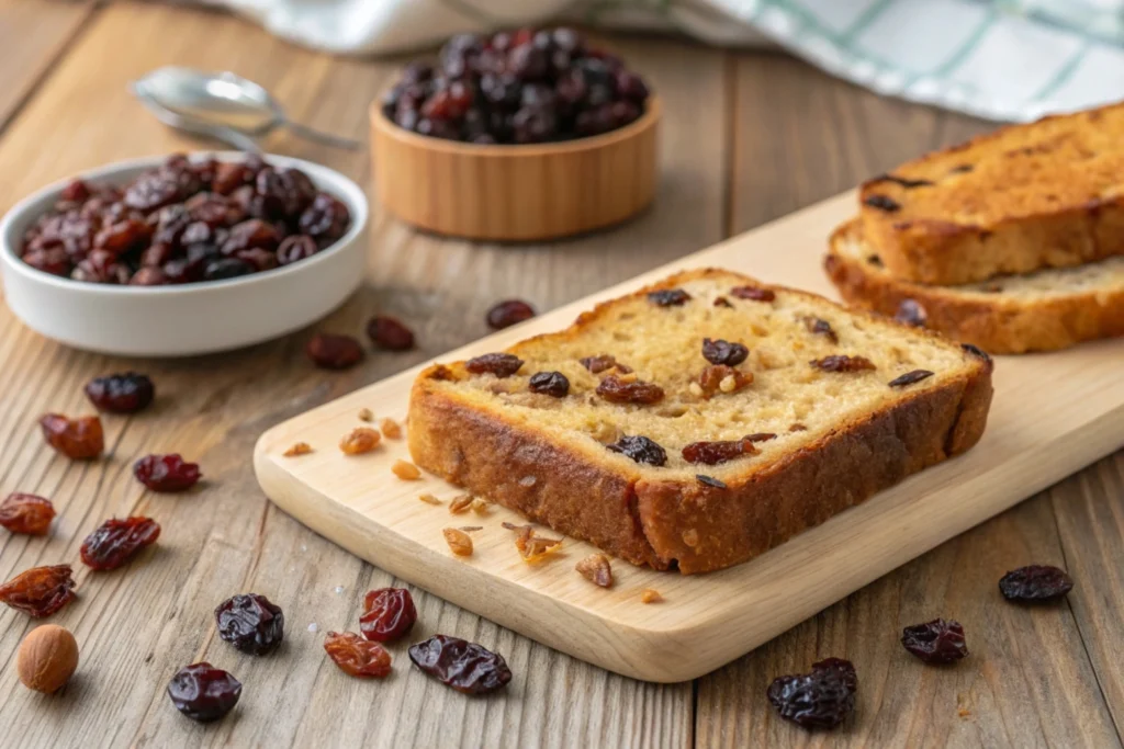 homemade vegan raisin toast 