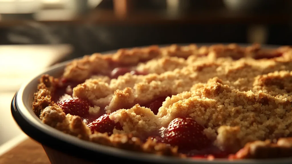 Strawberry Crumble recipe