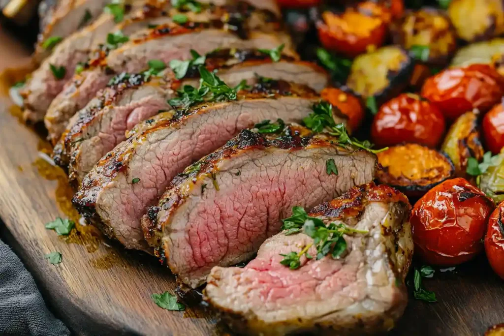 Lamb breast recipe with golden crust